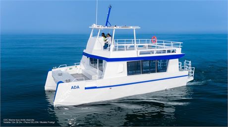 New 2023 Hybrid 12.75m Custom 40 pax Aluminium Catamaran for Sale