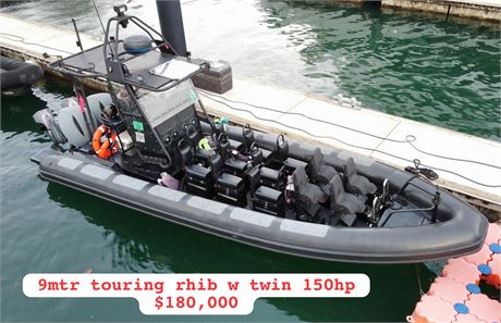 9 meter Touring RHIB